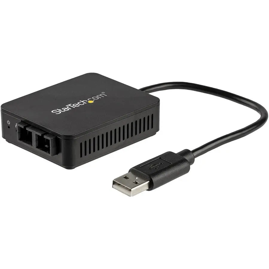 StarTech.com USB 2.0 to Fiber Optic Converter - 100BaseFX SC Network Adapter