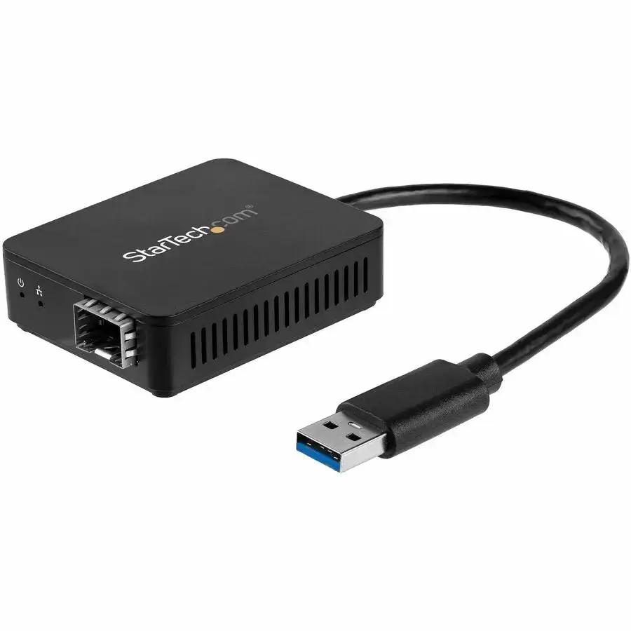 StarTech.com USB 3.0 to Fiber Optic Converter - Open SFP Gigabit Network Adapter US1GA30SFP by StarTech.com