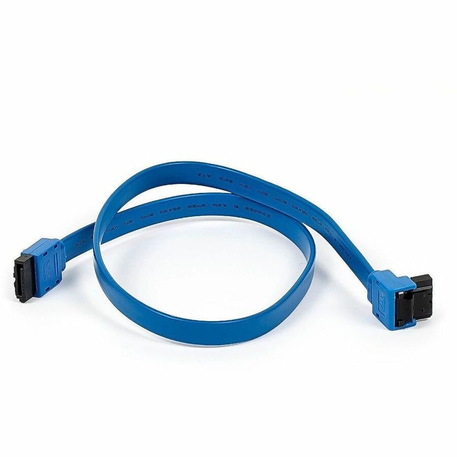 Monoprice 18-inch SATA 6Gbps Cable with Locking Latch – Blue