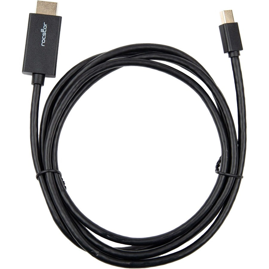 Rocstor Premium Mini DisplayPort to HDMI Cable - 6 ft for MacBook, MacBook Air, MacBook Pro, Mac Mini