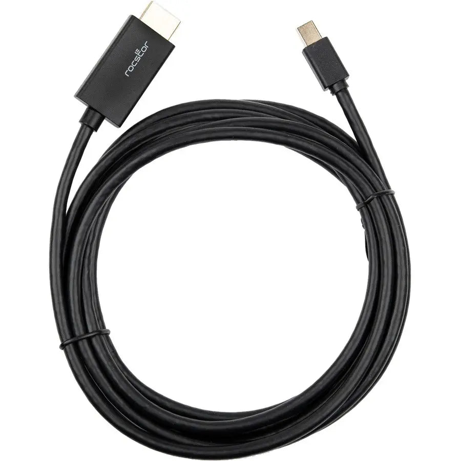 Rocstor Premium 10 ft Mini DisplayPort to HDMI Cable for MacBook, MacBook Pro, MacBook Air, Mac Mini, and Ultrabooks