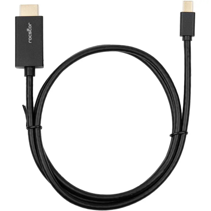 Rocstor 3 ft Mini DisplayPort to HDMI Cable - Supports 4K UHD, Mac & PC Compatibility