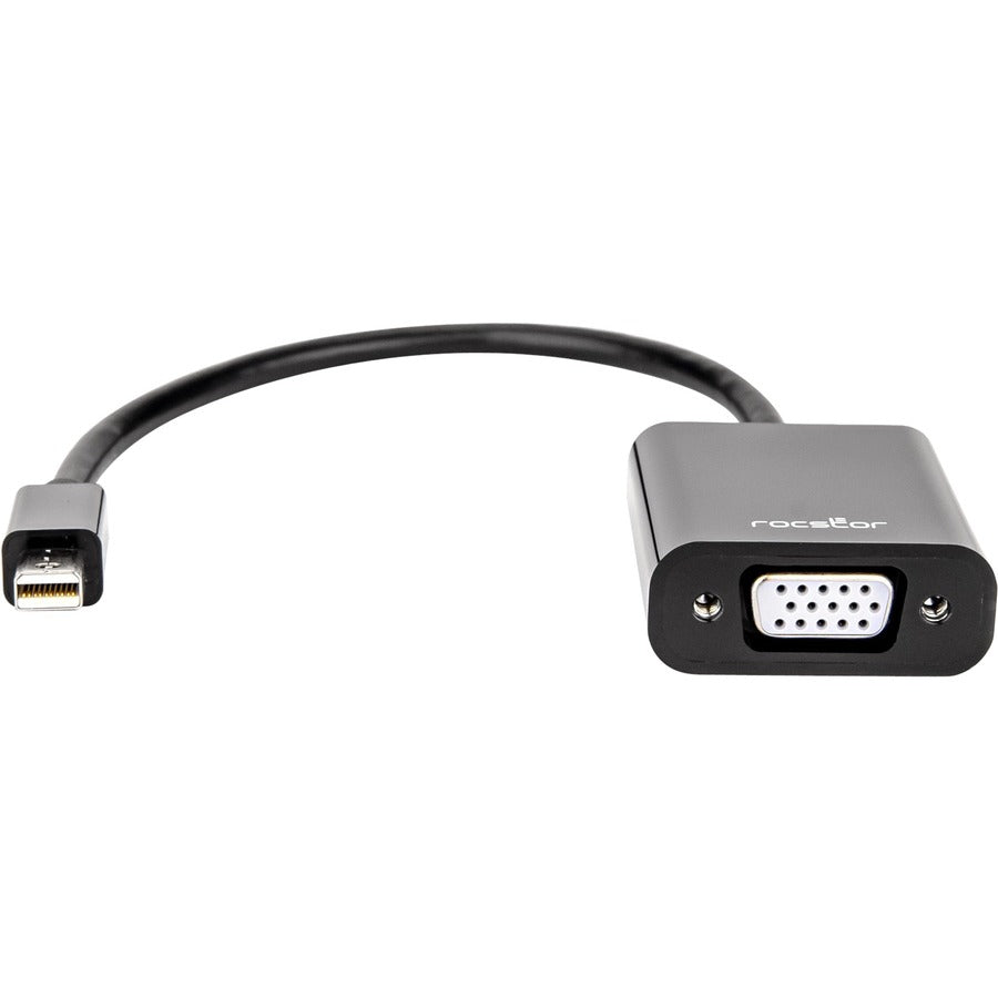 Rocstor Premium Mini DisplayPort to VGA Video Adapter - M/F for MacBook, Surface, and PC