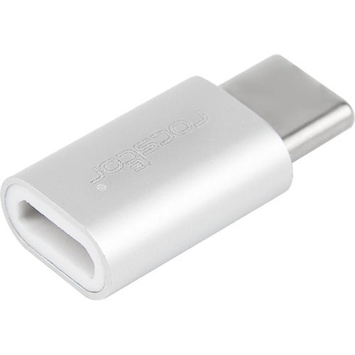 Rocstor Premium USB-C to Micro-B USB 2.0 Adapter (Y10A206-A1) - Slim Aluminum Design for Data Transfer and Charging