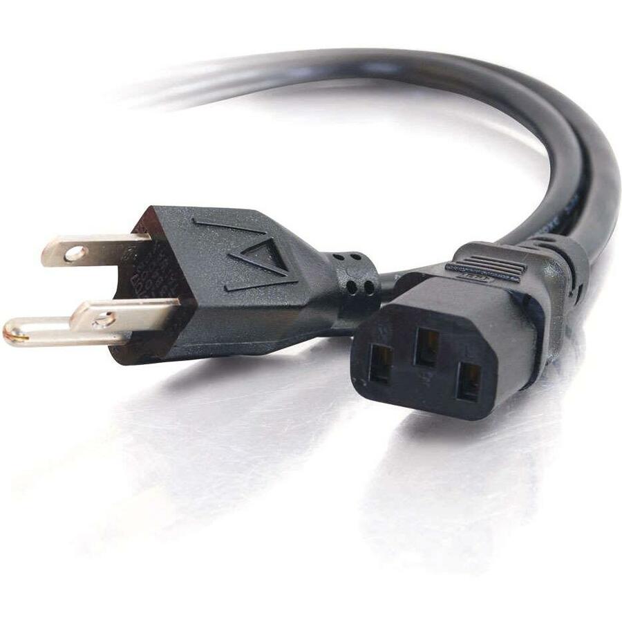 C2G 03133 6-Foot 18 AWG Shielded Universal Power Cord, NEMA 5-15P to IEC320C13