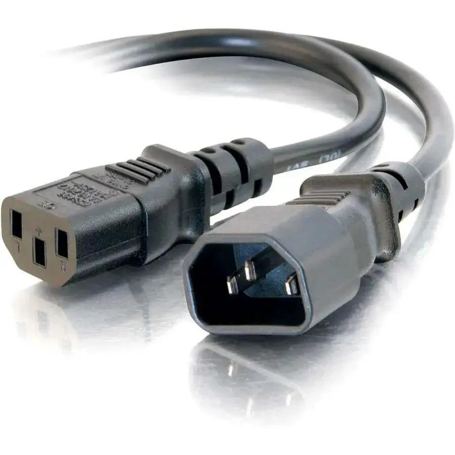 C2G 3ft Computer Power Extension Cable - 18 AWG, 250 Volt, IEC320C14 to IEC320C13 by Legrand Group