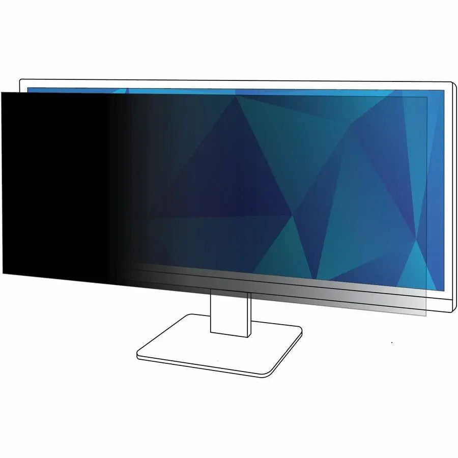 3M Privacy Filter for 38-inch Monitor, 21:9 Aspect Ratio, PF380W2B Black Matte