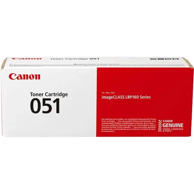 Canon 051 Original Black Laser Toner Cartridge - Reliable Print Quality for Canon imageCLASS Printers