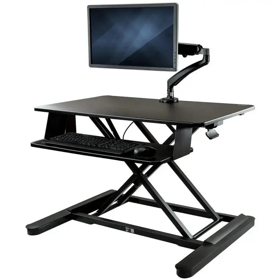 StarTech.com Sit-Stand Desk Converter with Monitor Arm for 26-Inch Displays by StarTech.com