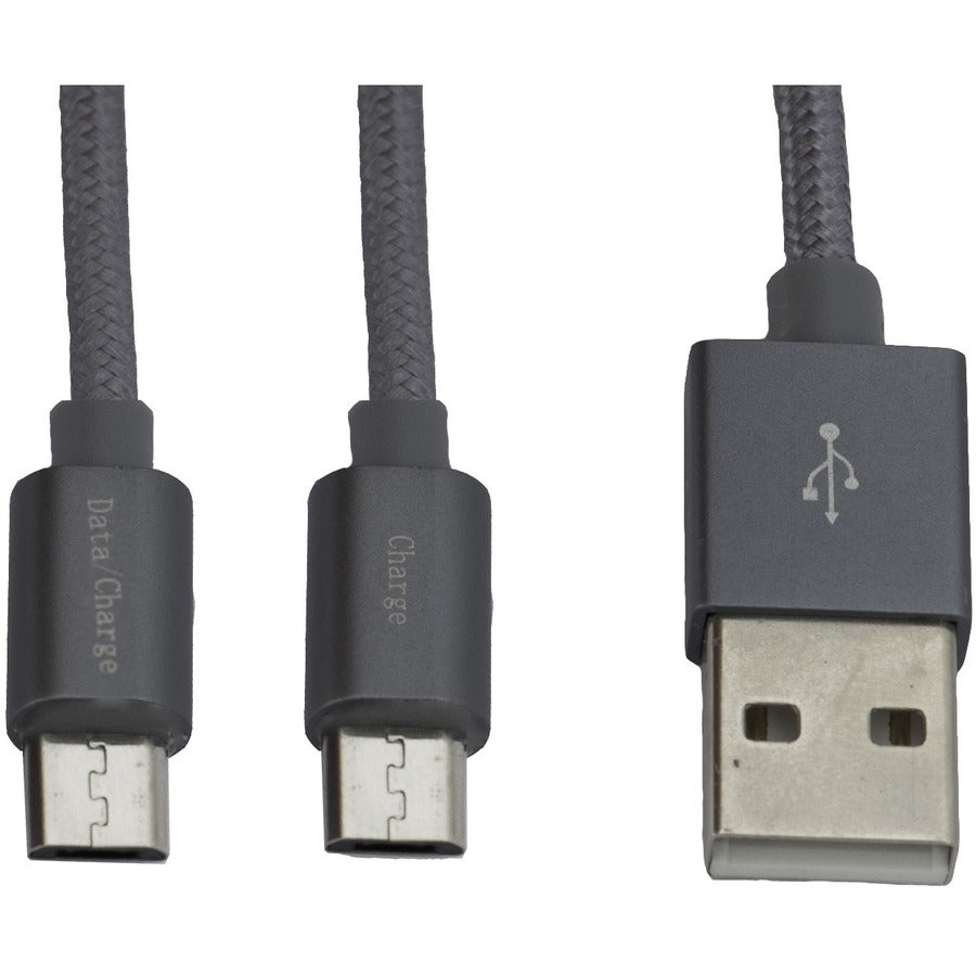 VisionTek USB Data Transfer Cable - Model 900996, Dark Gray