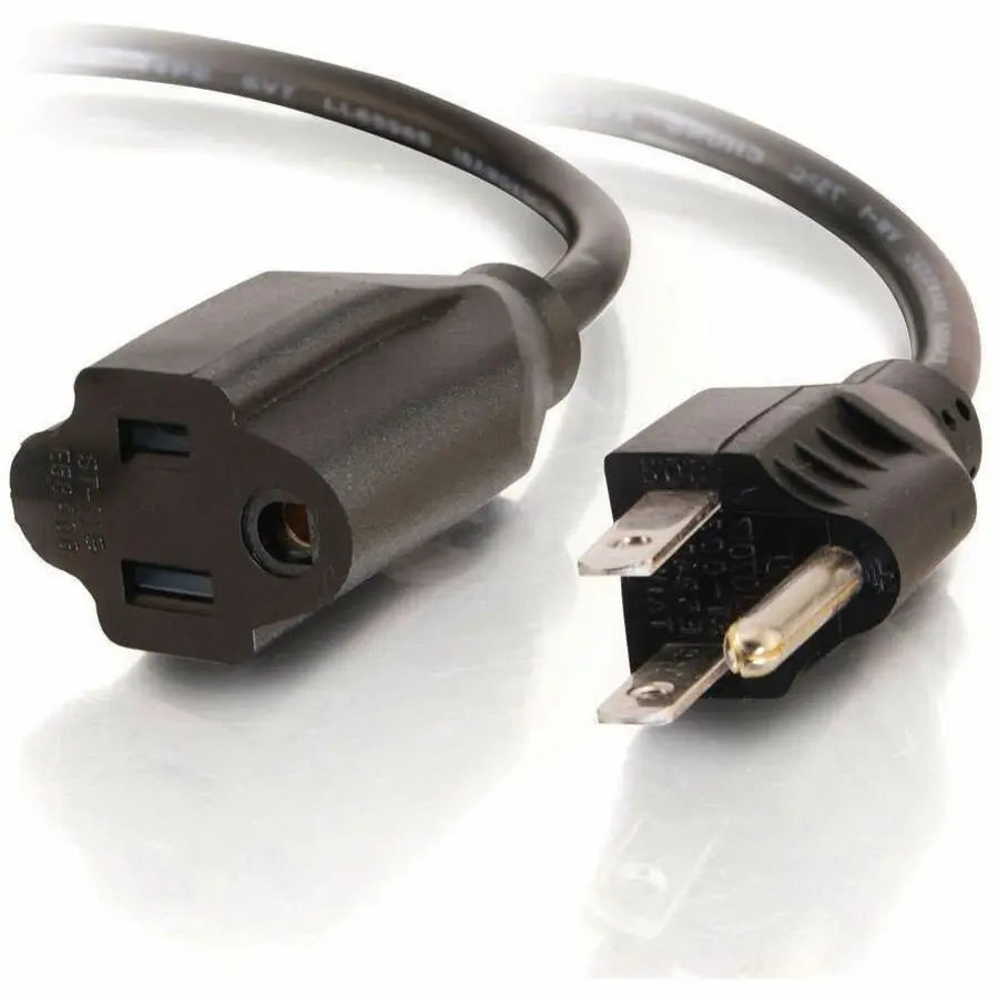 Legrand Group C2G 3 ft 18 AWG Outlet Saver Power Extension Cord (NEMA 5-15P to NEMA 5-15R)