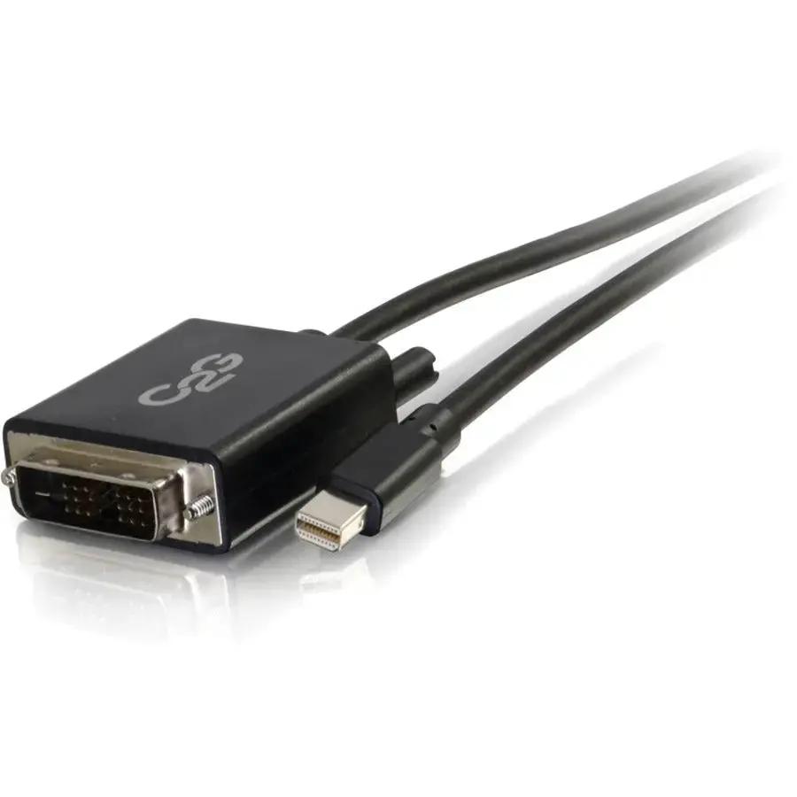 C2G 10ft Mini DisplayPort to DVI-D Cable – Single Link DVI-D Adapter – Black by Legrand Group
