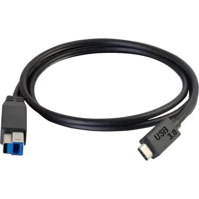 Legrand Group C2G 6ft USB-C to USB-B Data Transfer Cable - Blue, 5Gbps, 1.8 meters by Legrand Group