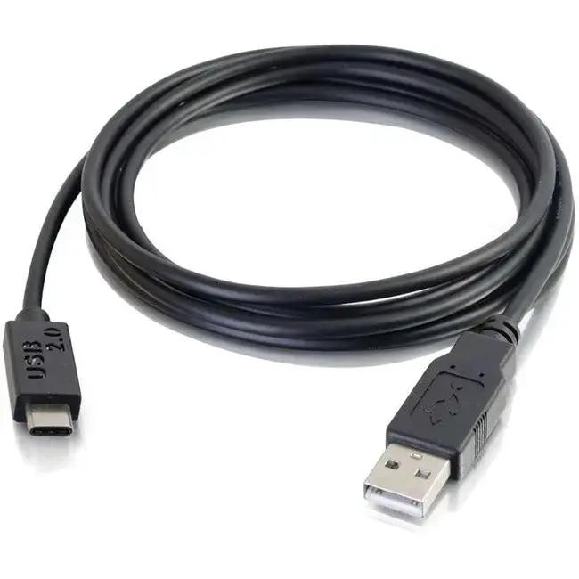 C2G 3ft USB 2.0 USB-C to USB-A Cable M/M - Black | Legrand Group Part 28870 by Legrand Group