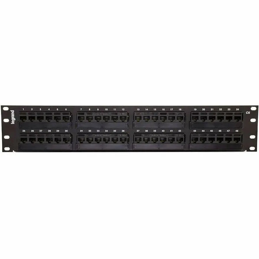 C2G 48-Port Cat6 110-Type Patch Panel (TAA Compliant) by Legrand Group