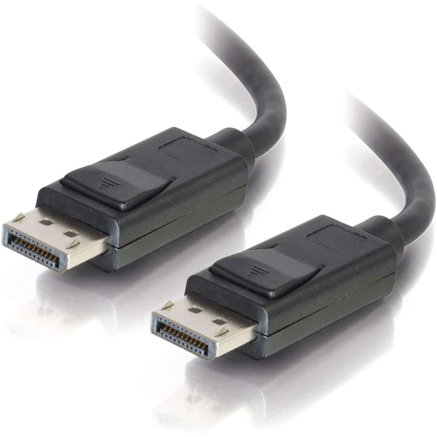 C2G 1ft DisplayPort Cable with Latches – Supports 8K UHD and High Bit Rate Bandwidth