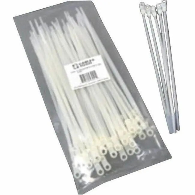 Legrand C2G 8-Inch Screw-Mountable Cable Ties, Natural - Pack of 50
