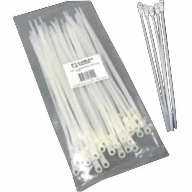 Legrand C2G 8-Inch Screw-Mountable Cable Ties, Natural - Pack of 50 by Legrand Group