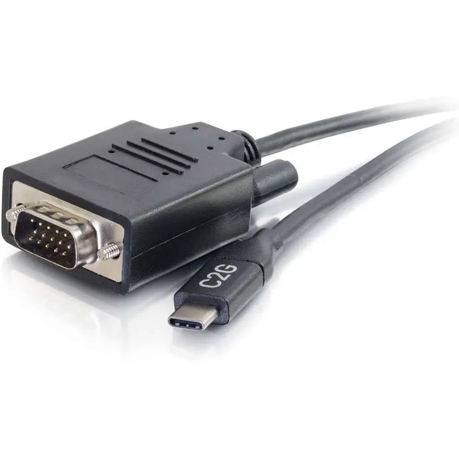 C2G 6ft USB-C to VGA Adapter Cable - Video Adapter for High-Quality Video Connectivity