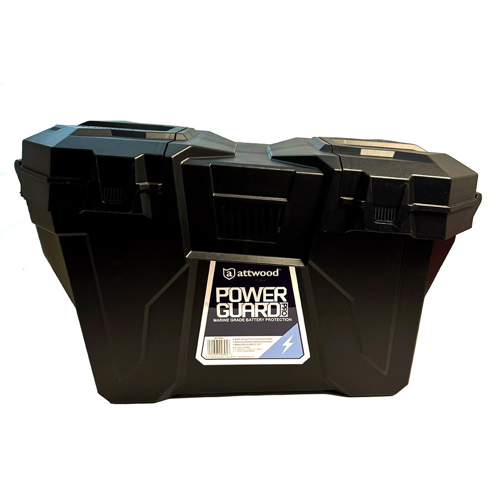 Attwood Marine PowerGuard PRO Battery Box Model 9070-7 for Secure Battery Storage
