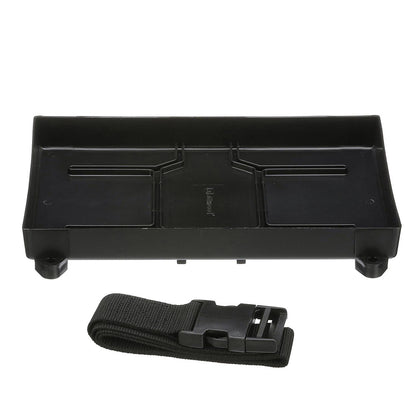 Attwood Marine Group 24 Battery Tray with Straps – Easy Install Battery Holder for Limited Spaces