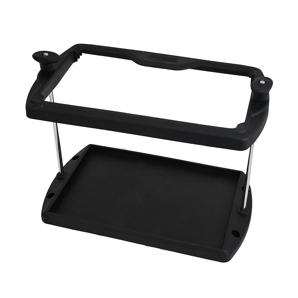 Attwood Marine Heavy Duty Group 27 Battery Tray with Adjustable Crossbar - Model 9095-5