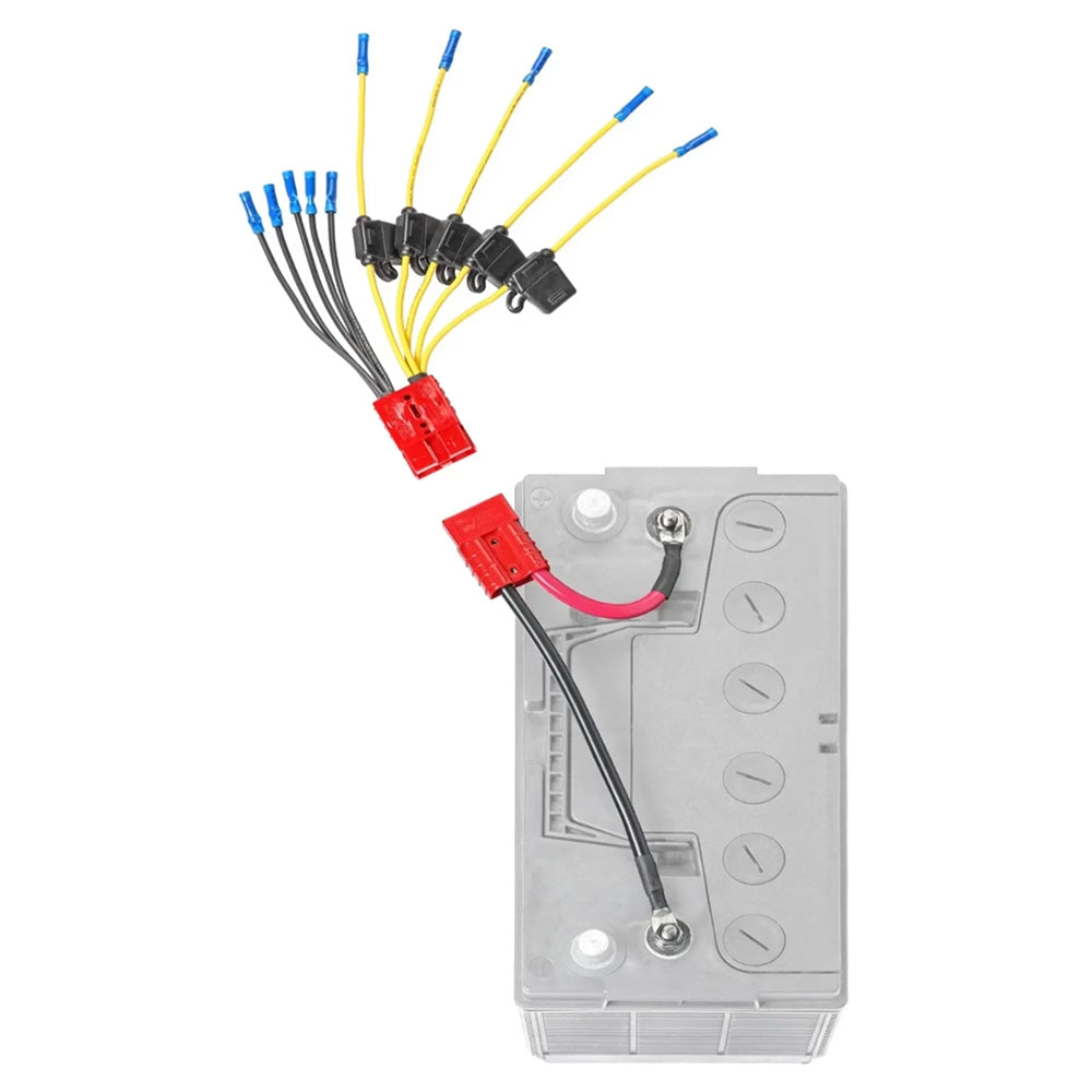 Connect-Ease Multi 5 Fused Lead Accessory Connection System for Marine Electronics