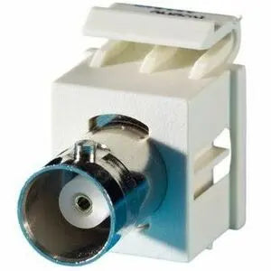 Legrand Data KSBNC BNC Connector Keystone Module with 180 Degree Exit - Fog White