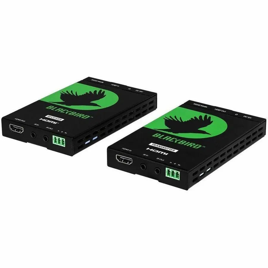 Monoprice Blackbird 4K60 Pro HDBaseT Lite Video Extender Kit – Extend HDMI up to 70 meters with IR, Power over Cable, RS-232, and HDCP 2.2 Support