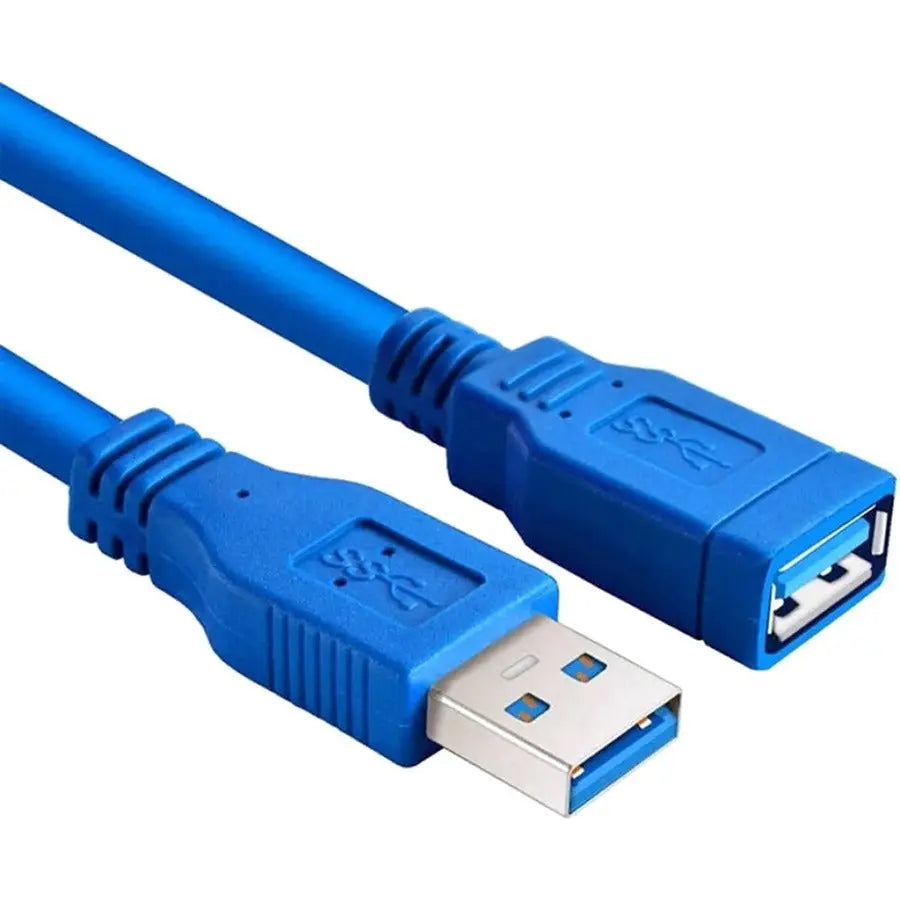 Axiom USB 3.0 Type-A to USB Type-A Extension Cable - 10 ft - Blue