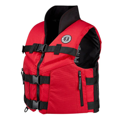 Mustang Survival Accel 100 Foam Fishing Vest - Small - Red-Black