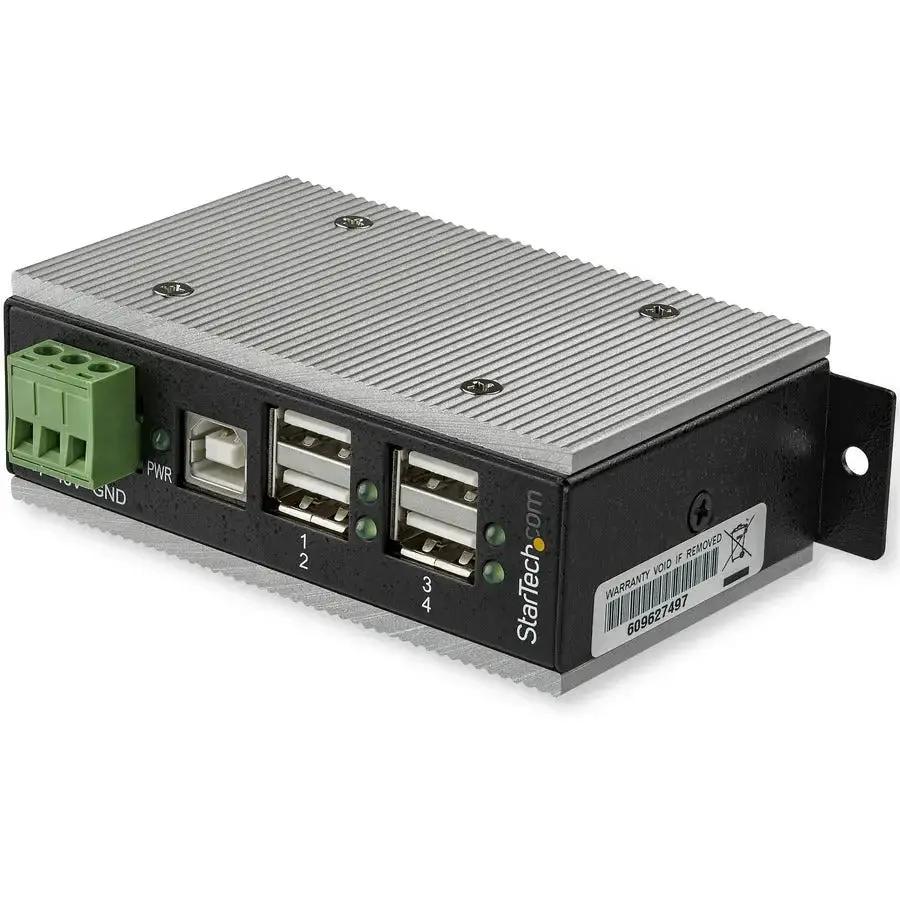 StarTech.com HB20A4AME 4-Port Industrial USB 2.0 Hub with ESD and Surge Protection by StarTech.com