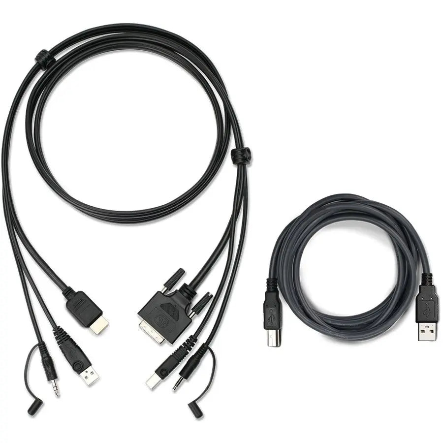 IOGEAR 6ft HDMI to DVI USB KVM Cable Kit with Audio (TAA) - Supports 4K UHD and Dual-Link Resolutions