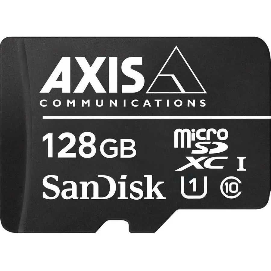 AXIS Communications 128GB Surveillance Card - High-Speed microSDXC for Video Recording and Storage