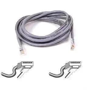Belkin Cat. 5e UTP Ethernet Patch Cable - 3 ft Gray, RJ45 Gold-Plated Connectors for High-Speed LAN & Internet Connections by Belkin International, Inc