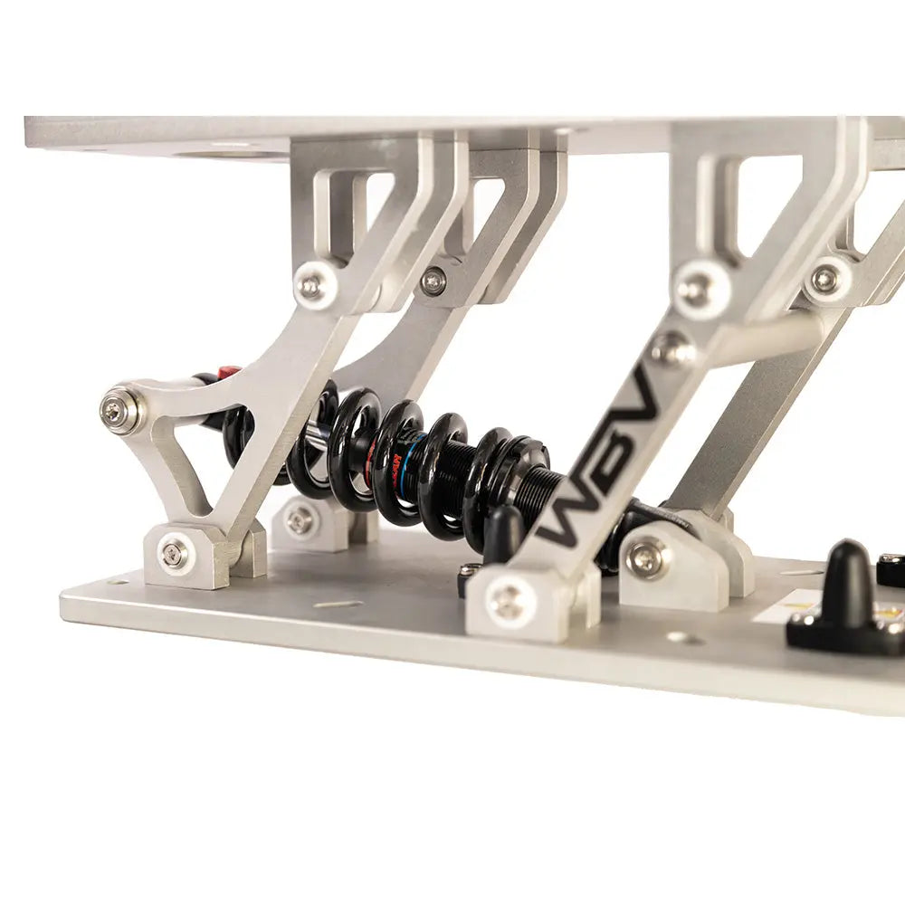 SHOCK-WBV P Series Shock Absorber Seat - DNM Silver V2 for Smooth Ride and Vibration Reduction
