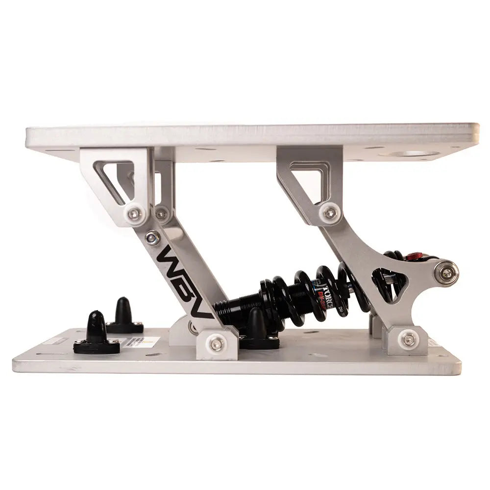 SHOCK-WBV P Series Shock Absorber Seat - DNM Silver V2 for Smooth Ride and Vibration Reduction