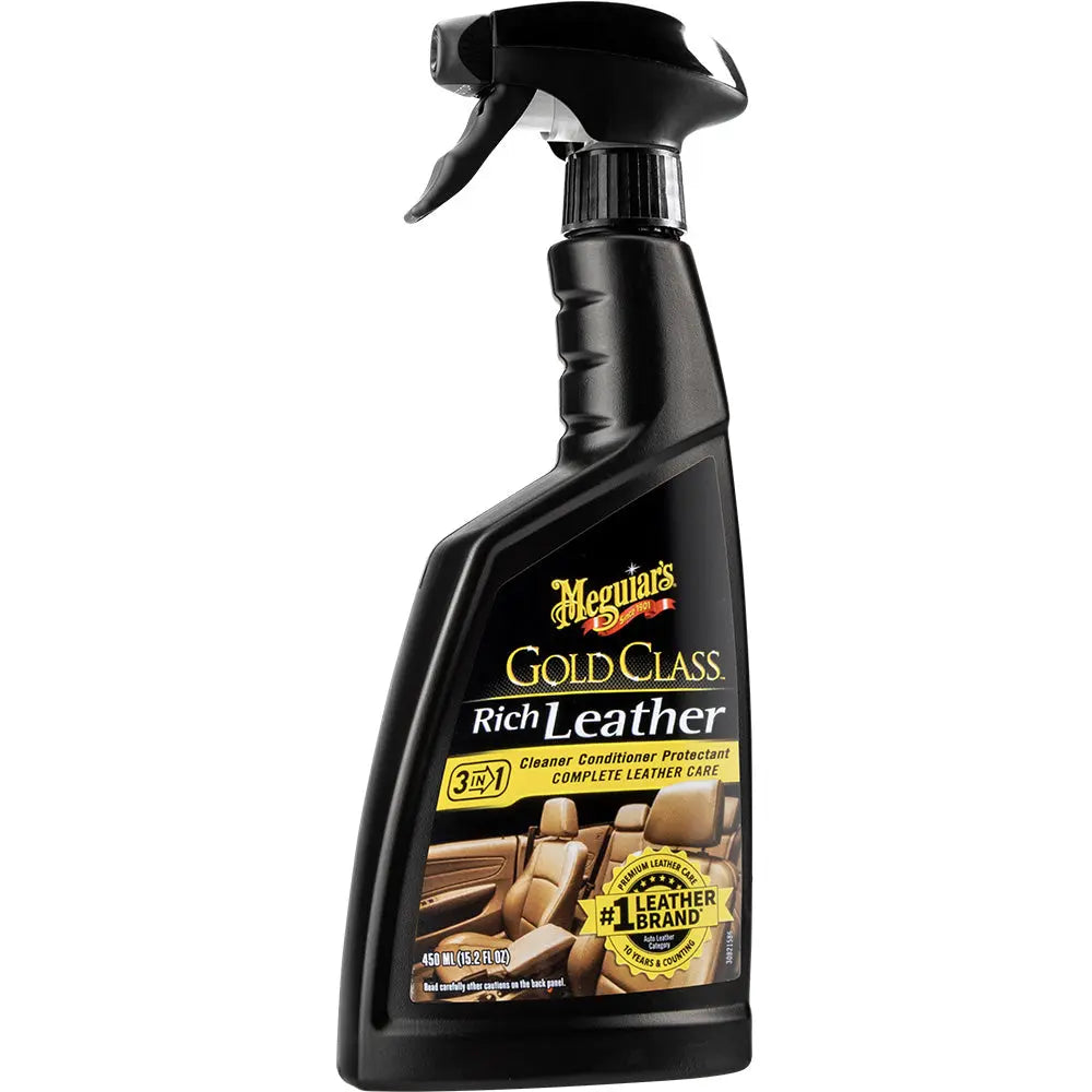 Meguiar's Gold Class Rich Leather Spray - 15.2 oz. Leather Care & Conditioner
