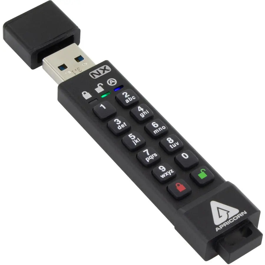 Apricorn 4GB Aegis Secure Key 3NX USB 3.1 Flash Drive with Hardware Encryption