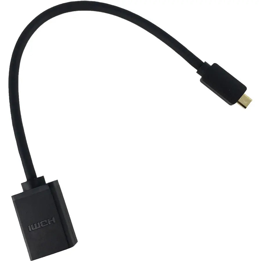 Axiom Micro HDMI Male to HDMI Link Female Adapter - Reliable Audio/Video Connection for Smartphones, Tablets, and More