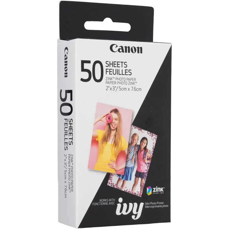 Canon ZINK Photo Paper Pack (50 Sheets) for Canon IVY Mini Photo Printer