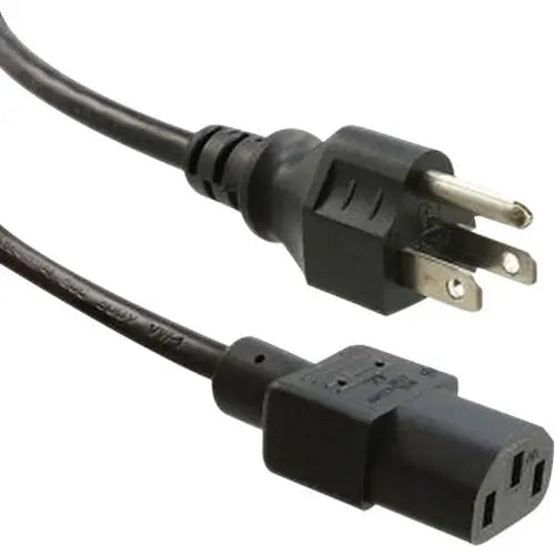 NSI Industries ENET Standard Power Cord N515-C13-13A-6F-ENC, 6 ft Black, 16 AWG, 13A, NEMA 5-15P to C13