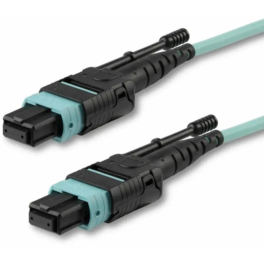 StarTech.com 10m (30ft) MTP(F)/PC OM3 Multimode Fiber Optic Cable - Plenum Rated, 40Gbps, Low Insertion Loss by StarTech.com