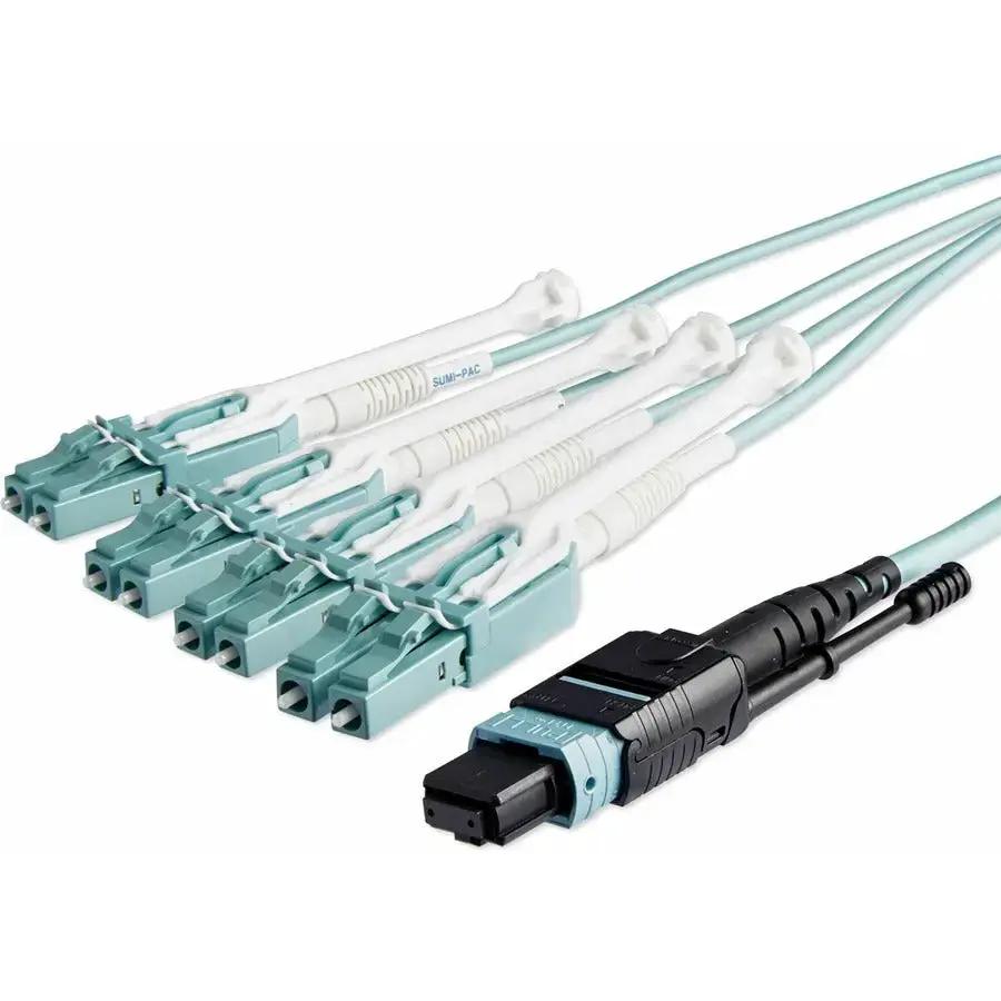 StarTech.com MPO8LCPL10M 10m (30ft) MTP to 4x LC Fiber Optic Breakout Cable for High-Speed Data Networks by StarTech.com