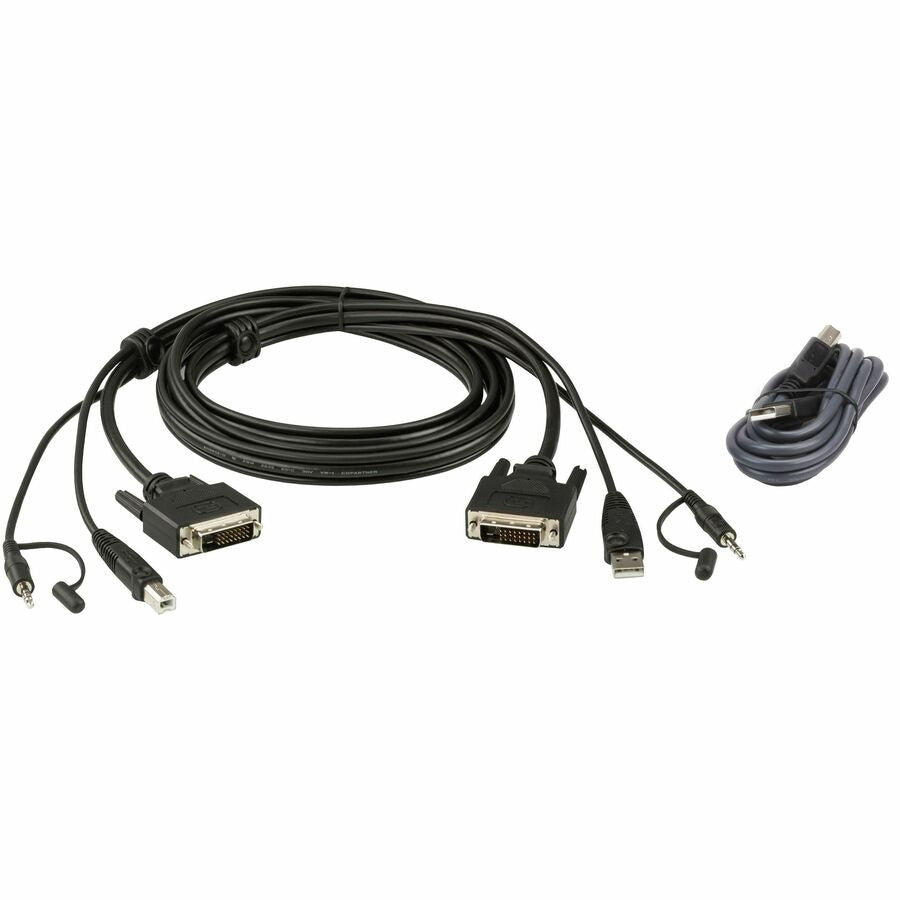 ATEN 1.8M USB DVI-D Dual Link Secure KVM Cable Kit with TAA Compliance