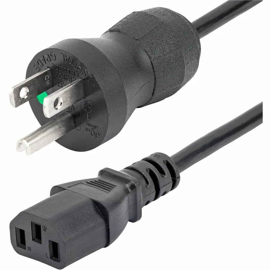 StarTech.com 6ft Hospital Grade Power Cord with NEMA 5-15P to IEC C13, 18AWG, 125V 10A - Medical & IT Equipment Power Cable by STARTECH.COM