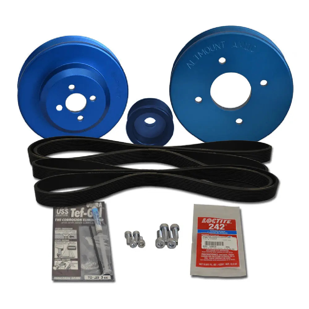Balmar Yanmar Pulley Kit for 4JH, 4JHE, -TE, -HTE, -DTE Engines