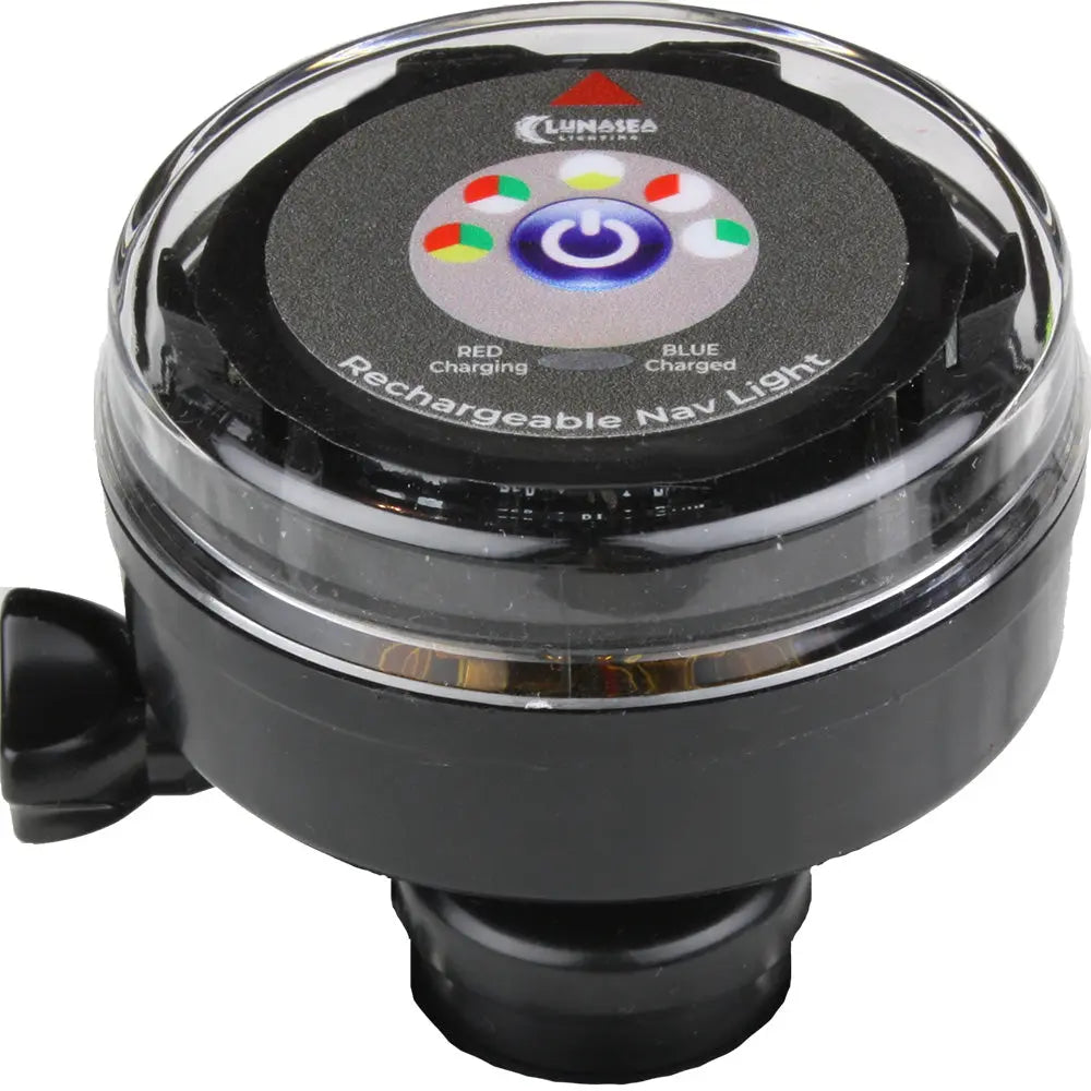 Lunasea Lighting Rechargeable Tri-Color Portable Navigation Light LLB-72BK-UB-00