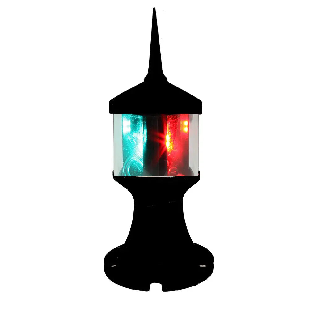 Lunasea Lighting LLB-73BK Tri-Color Anchor Zero Emission Light Fixture - 12V Black