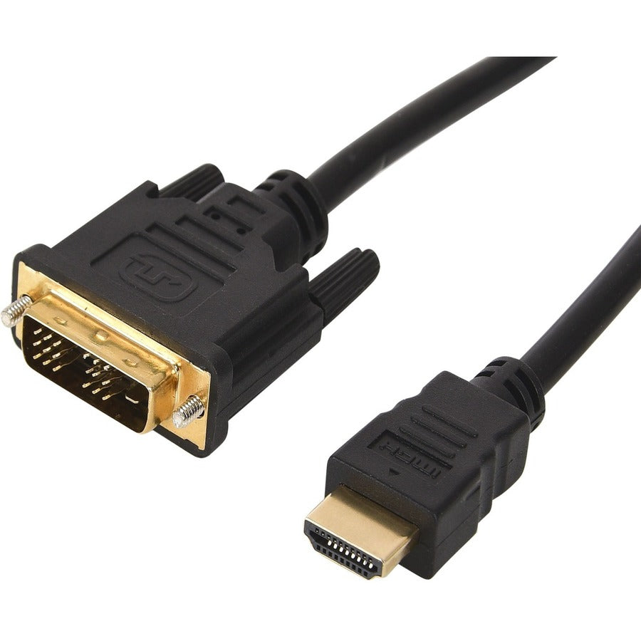 4XEM HDMI to DVI-D Cable, 6 ft, 1080p, Gold-Plated Connectors, 4XHDMIDVI6FT